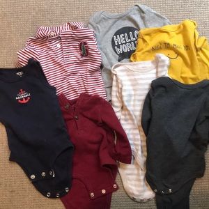 ❤️🌈HP🌈❤️ Lot of 7 onesies